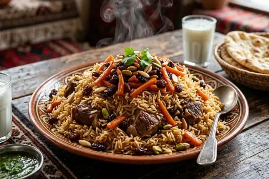 Authentic Afghan Kabuli Pulao — The signature dish of Timorian Restaurant