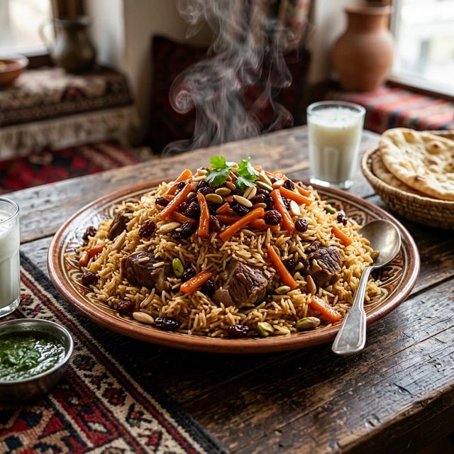 Authentic Afghan Kabuli Pulao — Timorian Restaurant Signature Dish in Alexandria, VA